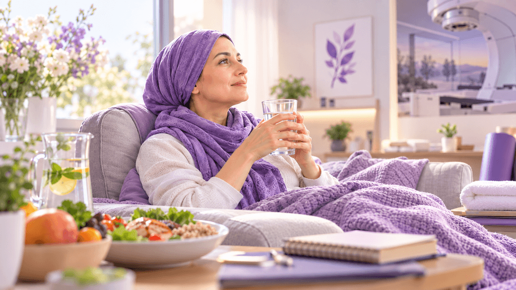 عوارض رادیوتراپی چیست؟ عوارض کوتاهمدت و بلندمدت و راههای کنترل آن 4 مراقبت در طول رادیوتراپی شامل استراحت، تغذیه مناسب و دریافت مایعات